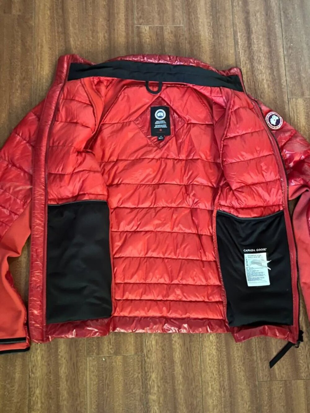 Canada Goose Hybridge Lite Tech Down Jacket Red Small - Picture 4 of 6